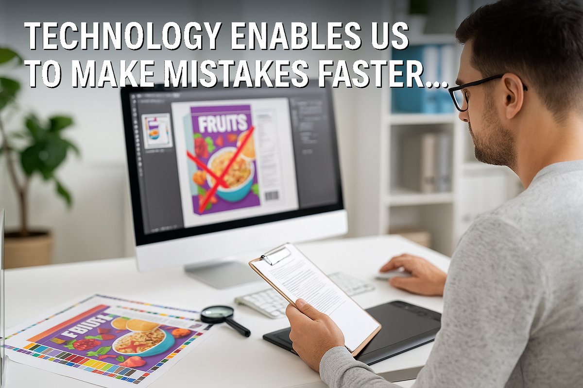 workflowz's tweet image. Tech lets us make mistakes faster... but that’s not always progress.
For agencies, brand owners & print shops, automation needs process control + quality checks.
Don’t just automate speed.
✅ Automate prevention
#PrintWorkflow #Prepress #CreativeOps @EnfocusSW