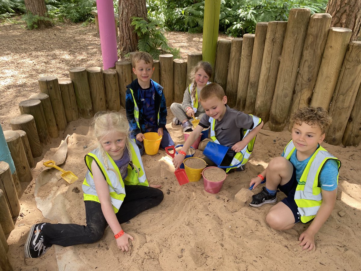 DeePointEarth's tweet photo. Fun in the sand - even at Bewilderwood! @DeePointPrimary https://t.co/Rlfwj1edKI