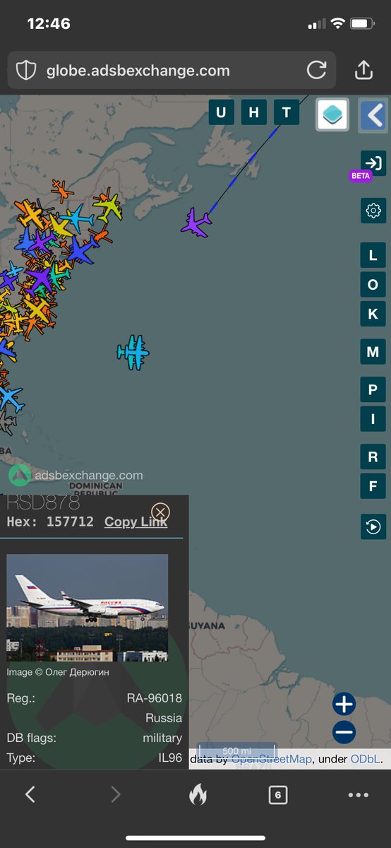 David57668982's tweet photo. Anyone know why the Russian Military was headed over to the US, yesterday 6/25/2025? https://t.co/AxKi4pzumW