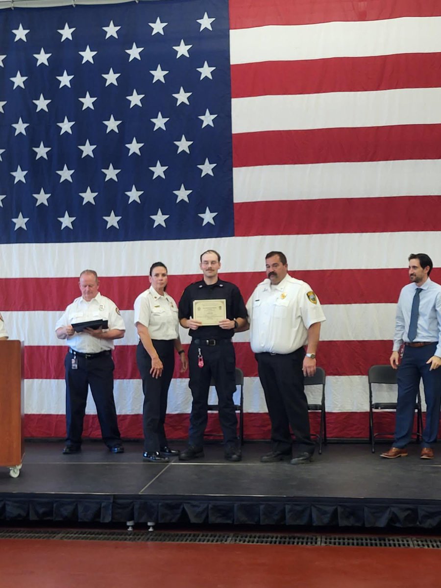 PalmerFireDept's tweet photo. Congratulations to Recruit FFs Lucas Croft & Nicholas Lafrennie on completing the 240-hour Call/Vol FF Training (Class 119)! We’re proud of their hard work and excited to have them on the Palmer Fire team. #PalmerFire #Class119 #FirefighterGraduation https://t.co/IYiB5GdgX7