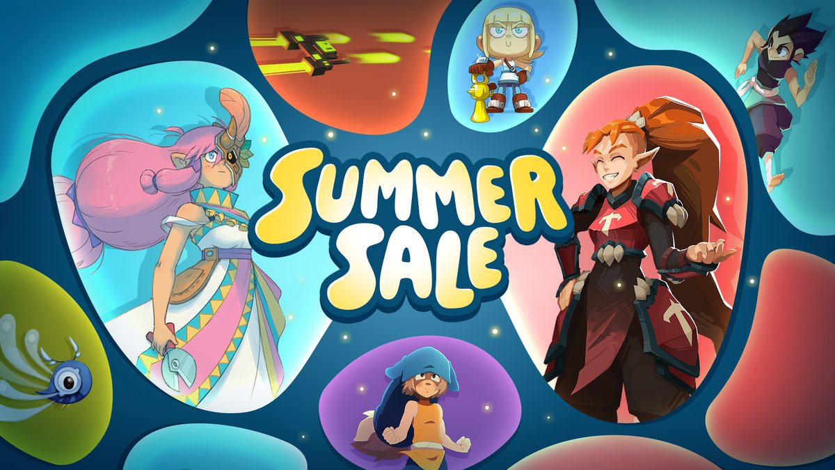 AnkamaGames's tweet image. 🇫🇷🔥 #SummerSale 🔥 Dès demain, retrouvez nos jeux en promotion sur #Steam et #AnkamaLauncher : #SAVARA ⚔️, #Maliki : Poison Of The Past 🥀, One More Gate : A Wakfu Legend 🔵, et d'autres univers fantastiques vous attendent !
Steam ➡️ store.steampowered.com/developer/Anka…
Ankama Launcher ➡️…
