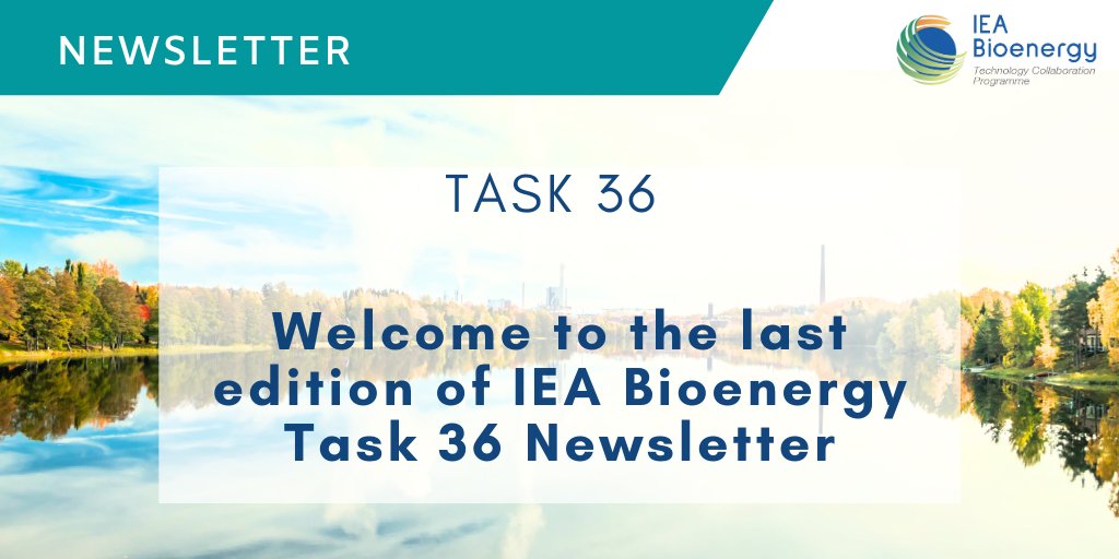 📬 Hot off the press! The latest Task 36 (Material and Energy Valorisation of Waste in a Circular Economy) newsletter is out!

♻️ Don’t miss out on key updates about material and energy valorization of waste, upcoming workshops, and new publications driving innovation in the