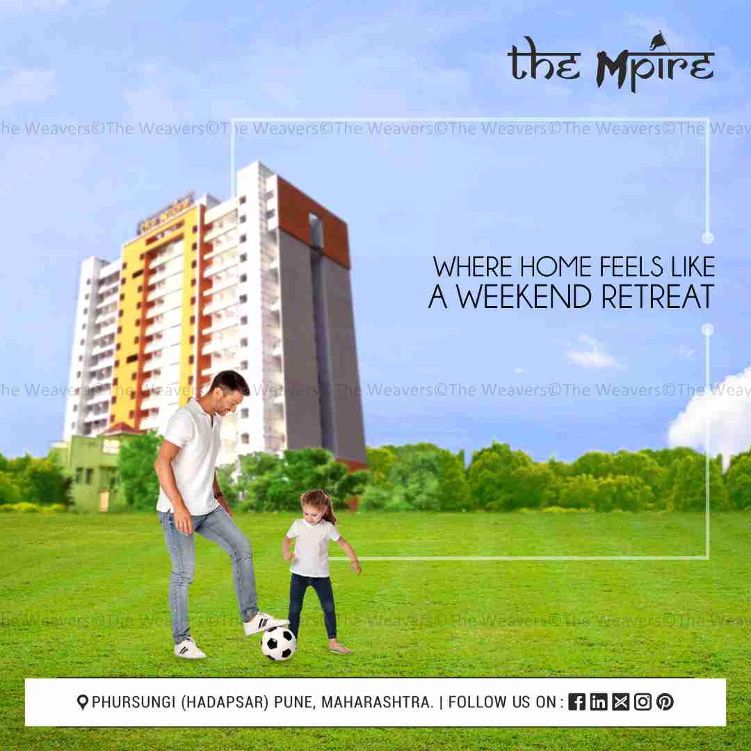 TheMpirePune's tweet photo. At The Mpire, Phursungi, we believe a home isn’t just four walls, it’s a space that breathes with you. Surrounded by green pockets, open skies, and thoughtful architecture, every corner here is designed to keep you connected to what truly matters — nature, peace, and balance. https://t.co/MHiym8j0mt