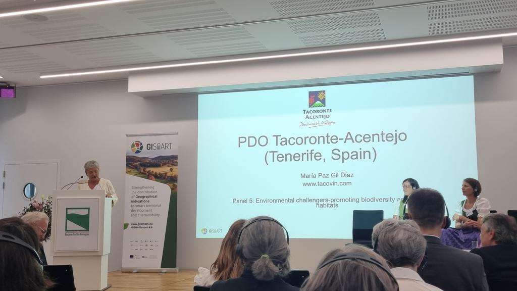 AhoraTercerPanel Retos medioambientales (Conferencia Europea d Indicaciones Geográficas,Bruselas): experiencias d quesos, vinos, aceite de oliva DOP/IGP Francia, España, Italia y Austria en sostenibilidad medioambiental,cambio climatico,reduccion huella carbono,gasto energia,agua