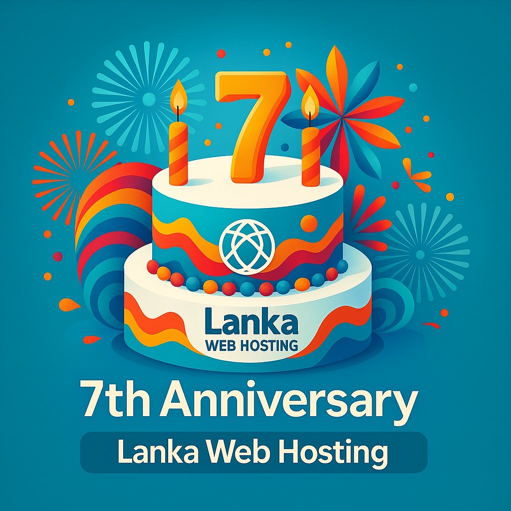 LankaWebHosting's tweet image. අපගේ lankawebhosting.net  හොස්ටින් සේවාව ආරම්භ කරලා අදට වසර 7ක් සම්පූර්ණයි! 🎉
ඒ වසර 7ක ගමන තුළ අපෙන් හොස්ටින් සපයගත් සියලුම ගනුදෙනුකරුවන්ටත්, ආරම්භයේ සිට අපට උදව්වක් වූ සියලු දෙනාටත් ස්තුතිය.