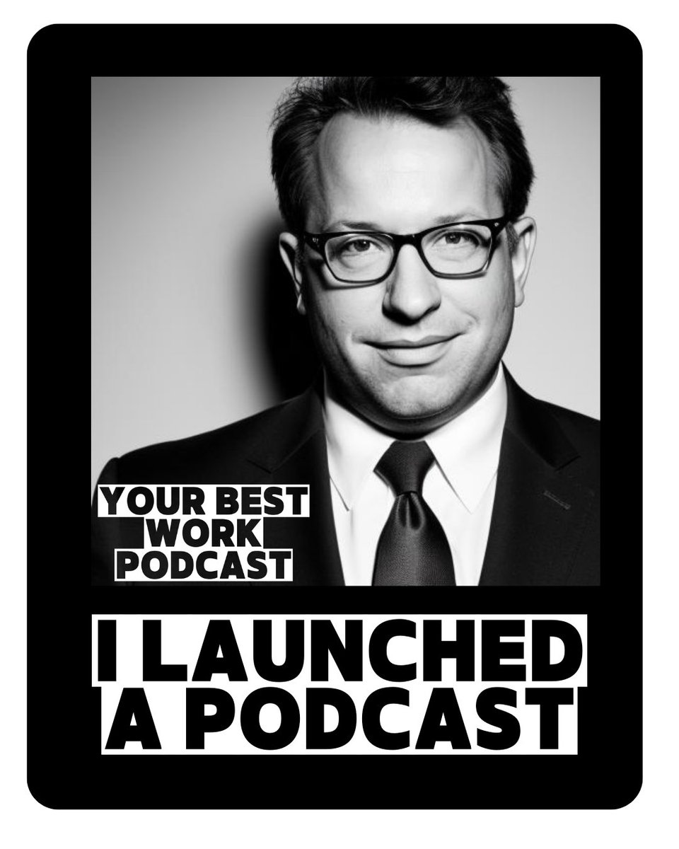 erichoke's tweet image. Official Podcast Launch Day!
Your Best Work - Career, Calling, Identity
16 episodes are live!
Listen to an episode today:
Spotify - open.spotify.com/show/4UNigcKHr…
Apple - podcasts.apple.com/us/podcast/you…
Wherever else you get your podcasts.
Subscribe and follow my work here:…