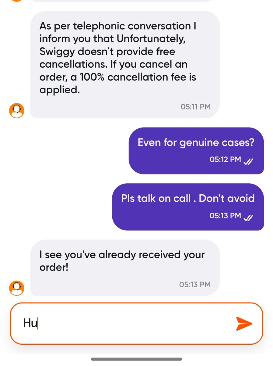 hencedarkness's tweet photo. @Swiggy @SwiggyCares Ordered a “Cake Fudge” for my grandma’s birthday surprise — only to find out it wasn’t a cake at all. Tried cancelling right away, but no refund &amp; no help - delibertly wasted time. It wasn’t just an order, it was a special moment ruined. #Let_down https://t.co/T9GVo12My7