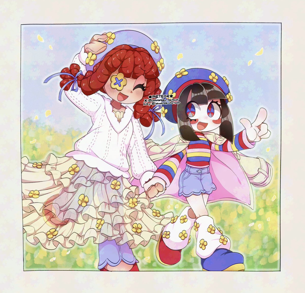 yawaraka_meteor's tweet photo. happy yuri day 2025❣️
  #百合の日 #ragapom #buttonblossom #jesterdoll https://t.co/DtjQT7qnKo