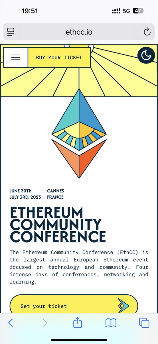 Next stop Dubai for three days of meetings then onto Nice, France on 29th to attend EthCC in Cannes.