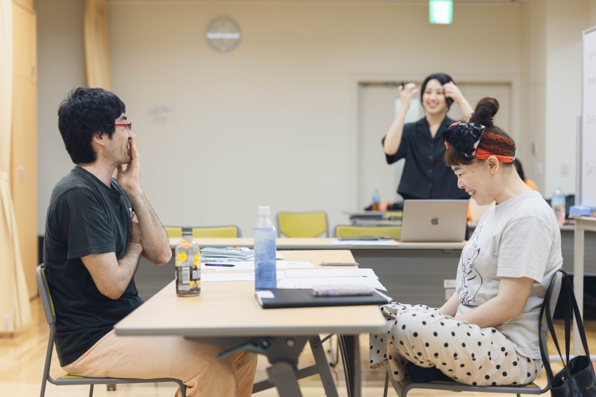 Crossin31417185's tweet photo. 来月のCrossingsの公演「演奏家を介さない演奏会 vol.2」のリハーサルが進んでおります。作曲家×俳優＝？？ https://t.co/K3jyNrSrQF