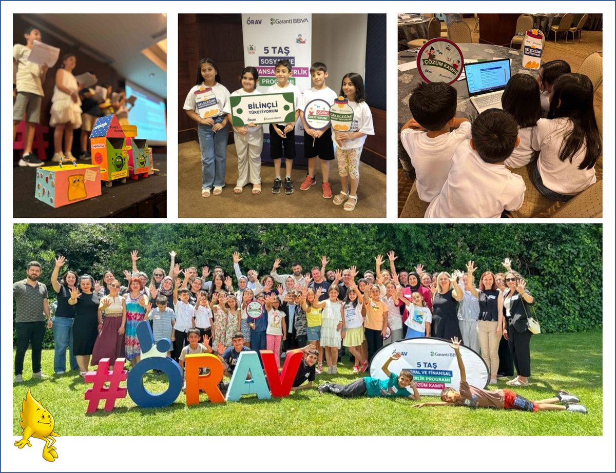 Roeland Monasch (@monasch) on Twitter photo Solution Camp: Students as Changemakers!
In Turkey, students students addressed key community challenges, turning ideas into action at the 5 Stones Leadership Camp by <a href="/orav2008/">Öğretmen Akademisi Vakfı</a> , <a href="/GarantiBBVA/">Garanti BBVA</a> & <a href="/Aflatoun/">Aflatoun International</a>.
See: shorturl.at/WN4Qn
#YouthEmpowerment #FinancialEducation Solution Camp: Students as Changemakers!
In Turkey, students students addressed key community challenges, turning ideas into action at the 5 Stones Leadership Camp by <a href="/orav2008/">Öğretmen Akademisi Vakfı</a> , <a href="/GarantiBBVA/">Garanti BBVA</a> & <a href="/Aflatoun/">Aflatoun International</a>.
See: shorturl.at/WN4Qn
#YouthEmpowerment #FinancialEducation