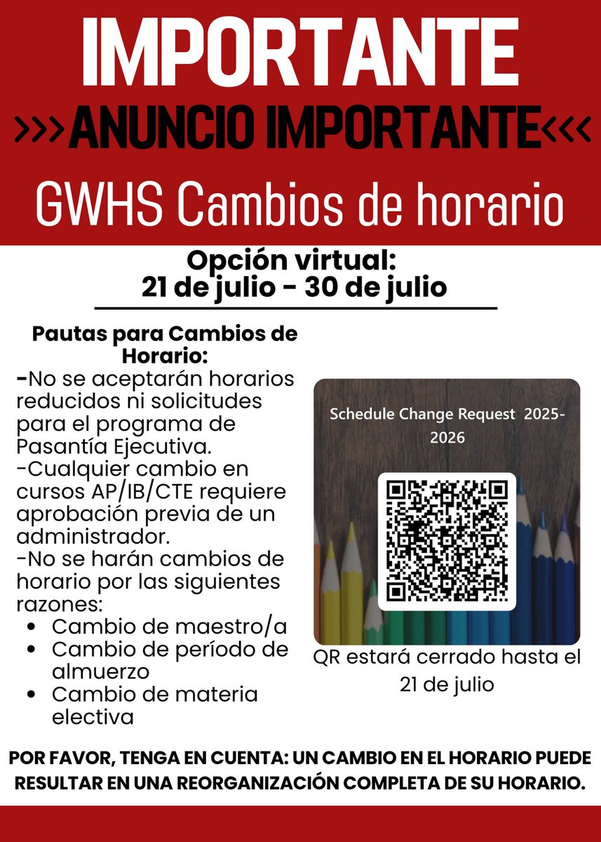 Virtual Schedule Changes  psqr.io/WJhsjCQzZC via <a href="/ParentSquare/">ParentSquare</a>