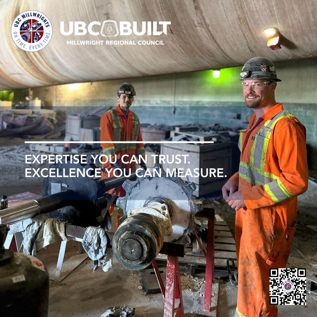 UBC Millwrights bring unmatched expertise to every phase of your project — from installation to maintenance to critical upgrades.

Partner with #UBCMillwrights - where trusted partnerships deliver proven performance.

ubcmillwrights.ca

#UBCBuilt #training #safety