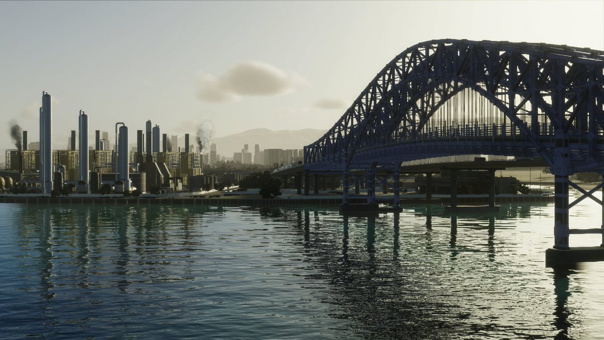 PanlopW's tweet photo. #CitiesSkylines2 #MerlionBay https://t.co/vTcosgoxYz