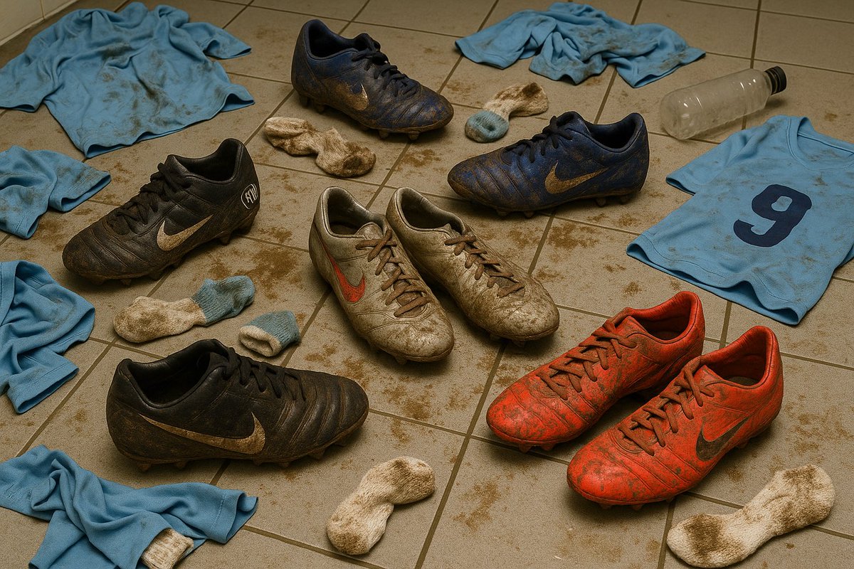 What I would give to be in a footie locker room right now, down on the floor, sniffing and worshipping the teams match worn kit!!