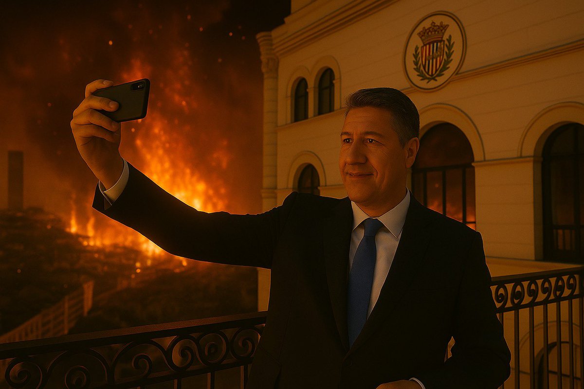 🔥Badalona crema mentre l'alcalde col·lecciona selfies i likes com un influencer a sou públic.

📲Aquesta tarda, ens explicarà com seguirà degradant la ciutat.

🆘 Una ciutat abandonada, sense rumb ni lideratge.

 #RecuperemBadalona