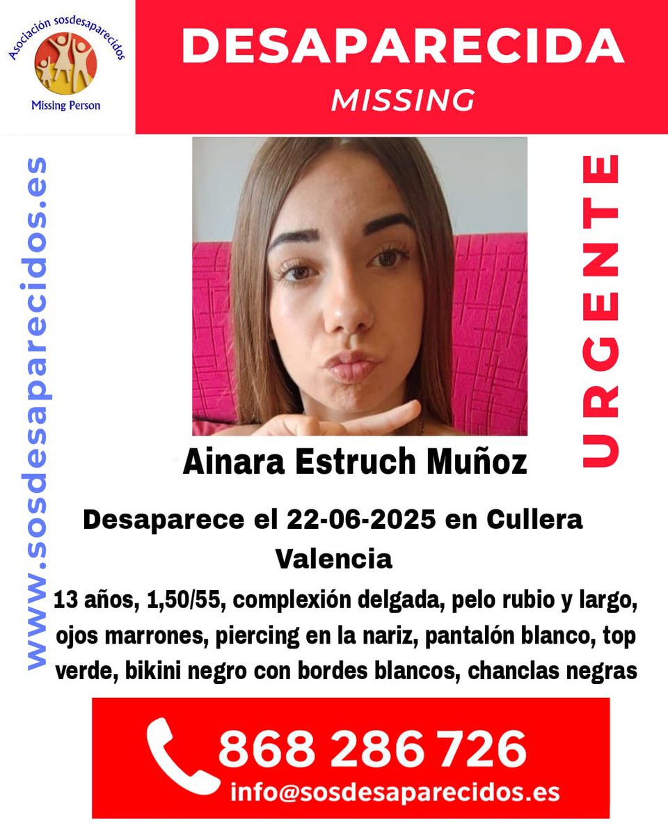 Inma Sánchez (@kayaya19) on Twitter photo 🙏 Per favor necessite tota la vostra ajuda. Sobretot de tots els que tingueu amics, familiars, coneguts per la zona de Cullera, Gandia, Tavernes…
És neboda de la meua parella <a href="/joanfdez666/">Joan Fernández Roger</a>
Gràcies 🙏 Per favor necessite tota la vostra ajuda. Sobretot de tots els que tingueu amics, familiars, coneguts per la zona de Cullera, Gandia, Tavernes…
És neboda de la meua parella <a href="/joanfdez666/">Joan Fernández Roger</a>
Gràcies