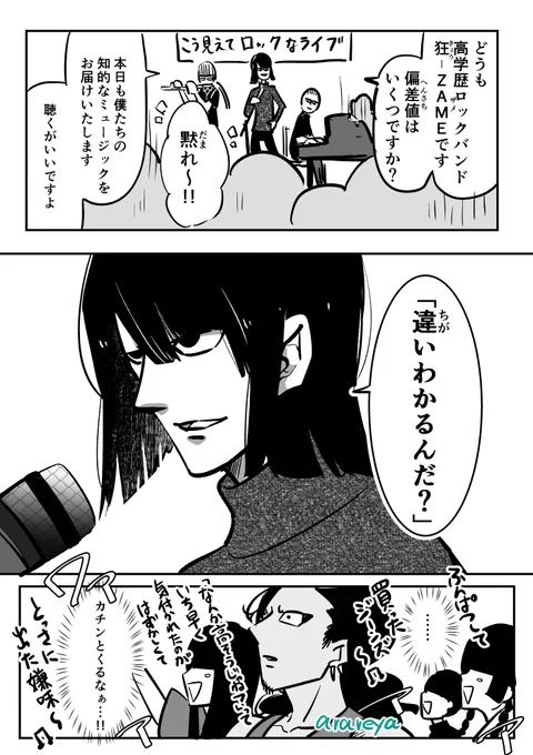 高学歴のロックバンドがカチンとくる歌を歌う
今までのまとめ(1/9) 