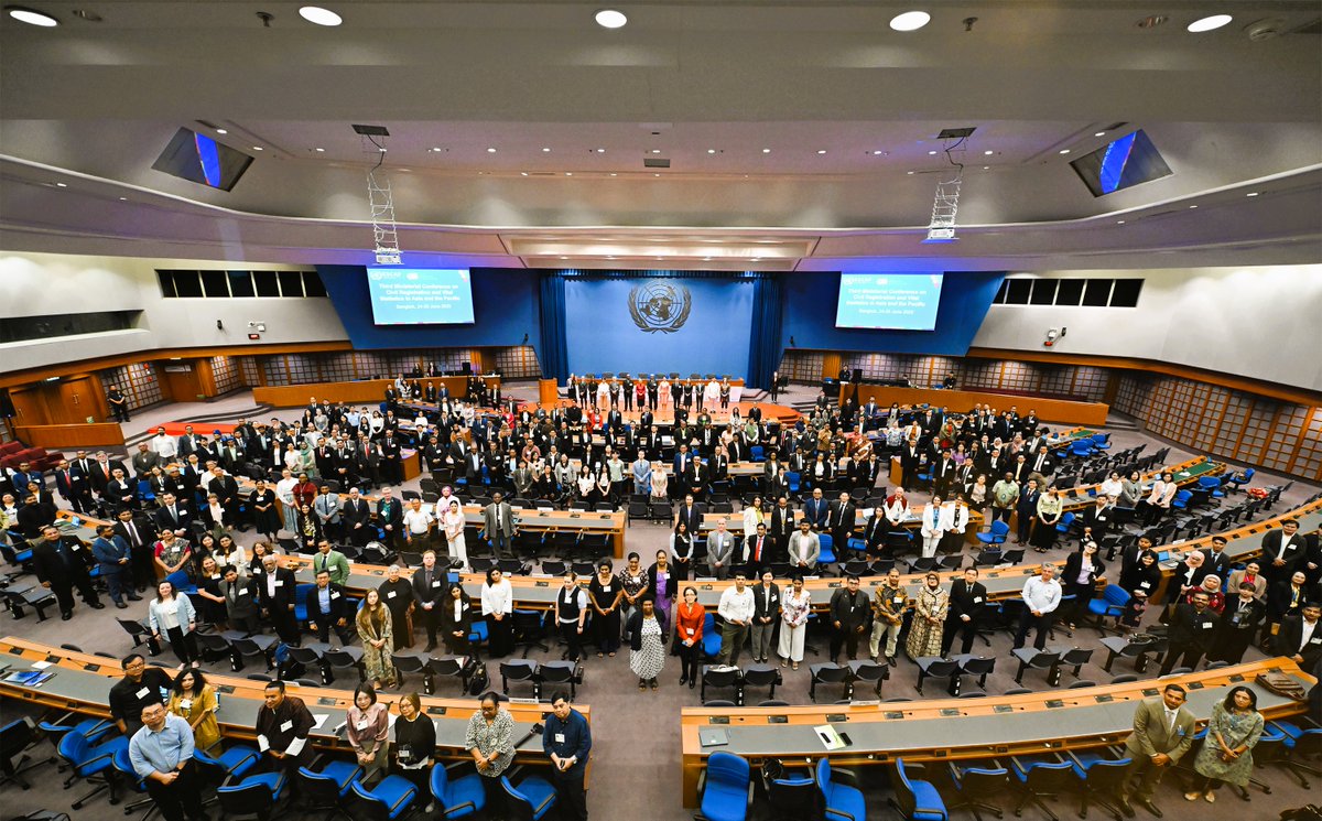 UN_Armida's tweet image. This week’s Ministerial Conference reaffirmed a shared vision: legal identity for all in #AsiaPacific.
Let’s strengthen partnerships, scale innovation and close the gap, so that every birth is registered and every person is seen.
#GetEveryoneInThePicture
