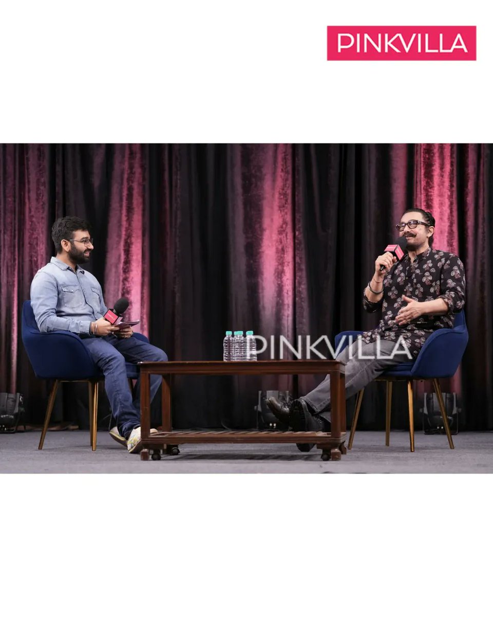 pinkvilla's tweet photo. We just had an absolute riot of a conversation with Aamir Khan 🤌🏻Sneak peek alert! Stay tuned for the entire video!
#PinkvillaMasterclass #PinkvillaMasterclassWithAamirKhan https://t.co/vbrszGGgnH