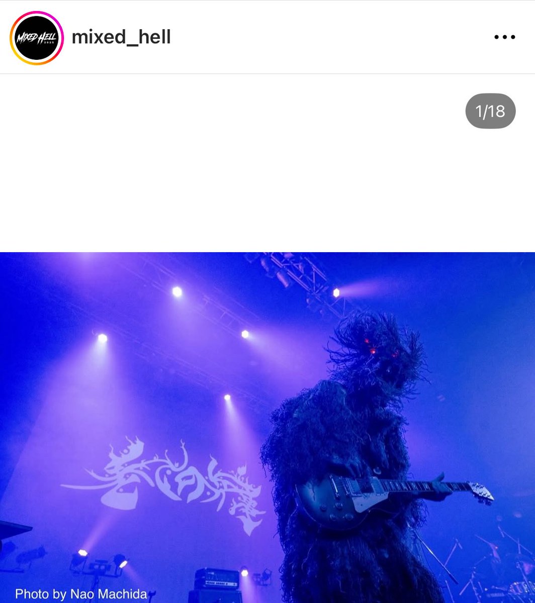 ／
老人の仕事のライヴ・フォト・レポート公開中📷
＼

「MIXED HELL」公式Instagramで「MIXED HELL 2025」に出演した老人の仕事のライヴ・フォト・レポートを公開しています🤘 
instagram.com/p/DLXVjJNpkoN/…