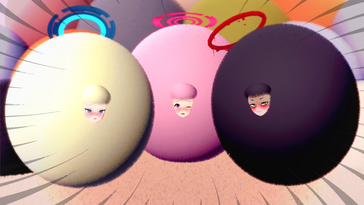 #毎月26日はアフロの日
ボールアーカイブ2？

#ブルアカ #BlueArchive #拘束 #アフロ化