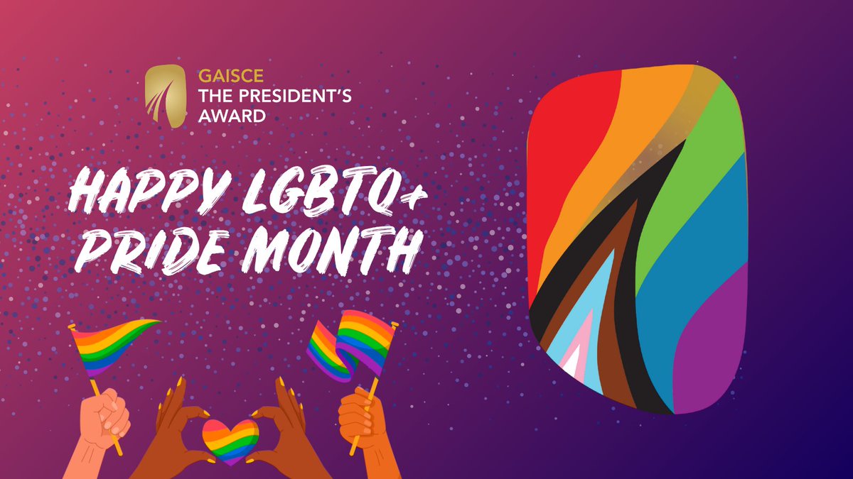 🏳️‍🌈 Mí an Bhróid shona daoibh a chairde 🏳️‍⚧️

At Gaisce, we’re proud to stand with the LGBTQ+ community! 💛

Every journey is unique, and we hope LGBTQ+ young people feel seen, supported and celebrated throughout theirs. 😊