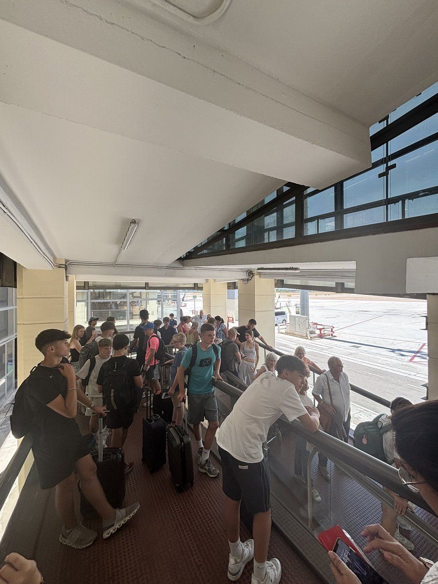 HelenBrooking's tweet photo. Málaga trip about to board! We will update you with our arrival time to dhsb when we are on the coach #dhsbcew https://t.co/W4WfQ9vkNX