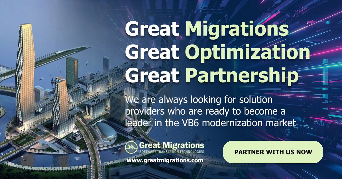 GmStudioUpgrade's tweet image. EXCLUSIVE ACCESS
Great Migrations invites consulting firms and system integrators to join our exclusive partner program.
Partner with us today at bit.ly/3olwZ2z
#softwareupgrade #softwaremigration #systemmodernization #softwaredevelopment #softwarecompany #ITIndustry