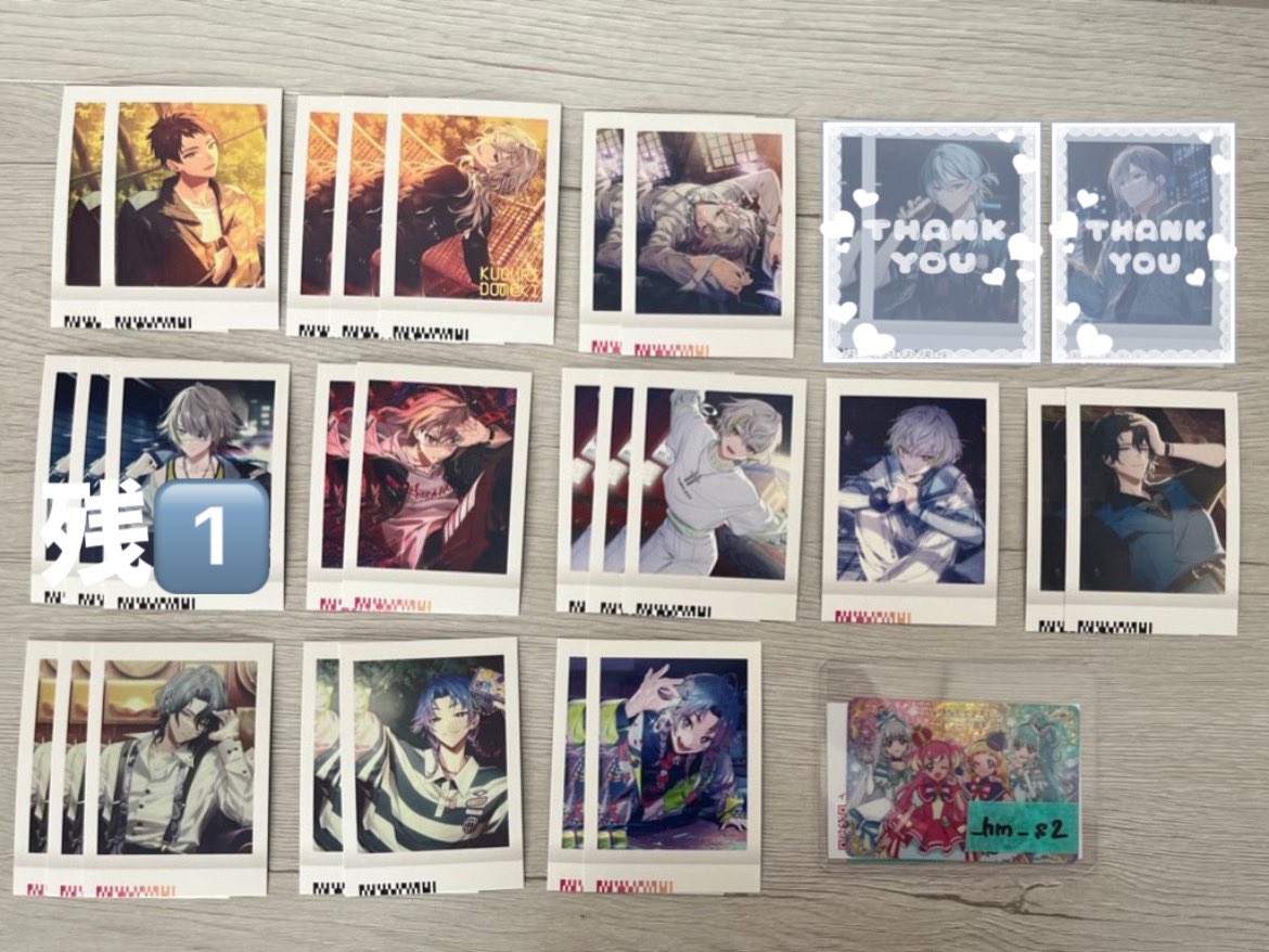 _hm_s2's tweet photo. 18TRIP エイトリ ぱしゃこれ 特典 交換 譲渡 買取

【譲】画像参照 又は90円(+送料)

【求】雪風 練牙(友人分) 全種 又は90円(+送料)

N⇆箔は比率違いで交換可
特典⇆ぱしゃこれでも可
検索からでも是非お声がけください。 https://t.co/zAwhpRp3KH