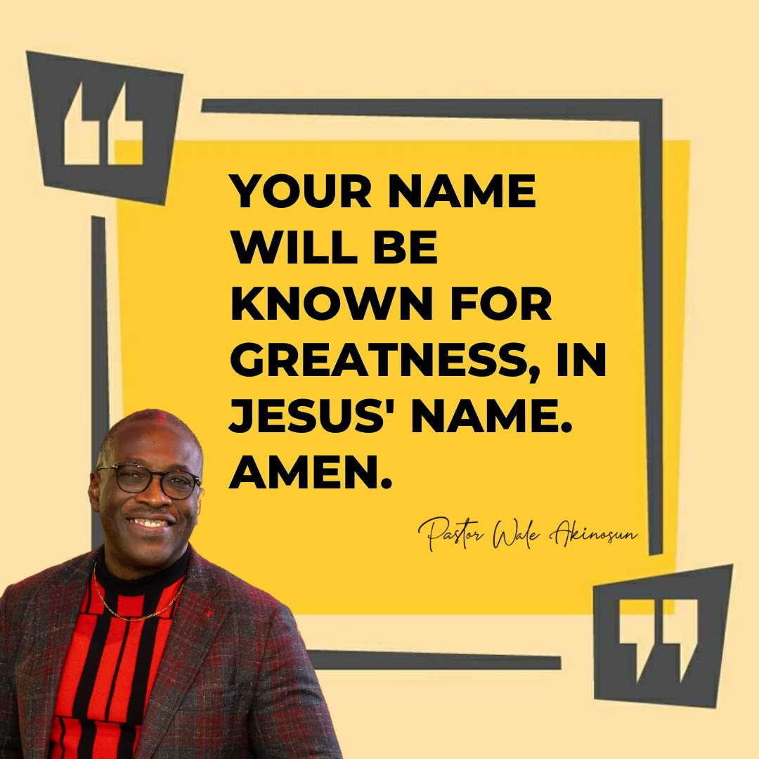 WaleAkinosun's tweet image. May the King of glory stand up for you and change your story for good.

 In Jesus' name. Amen.

#PastorWaleAkinosun #DailyPrayers #DecreeAndDeclare #SeasonOfTestimonies