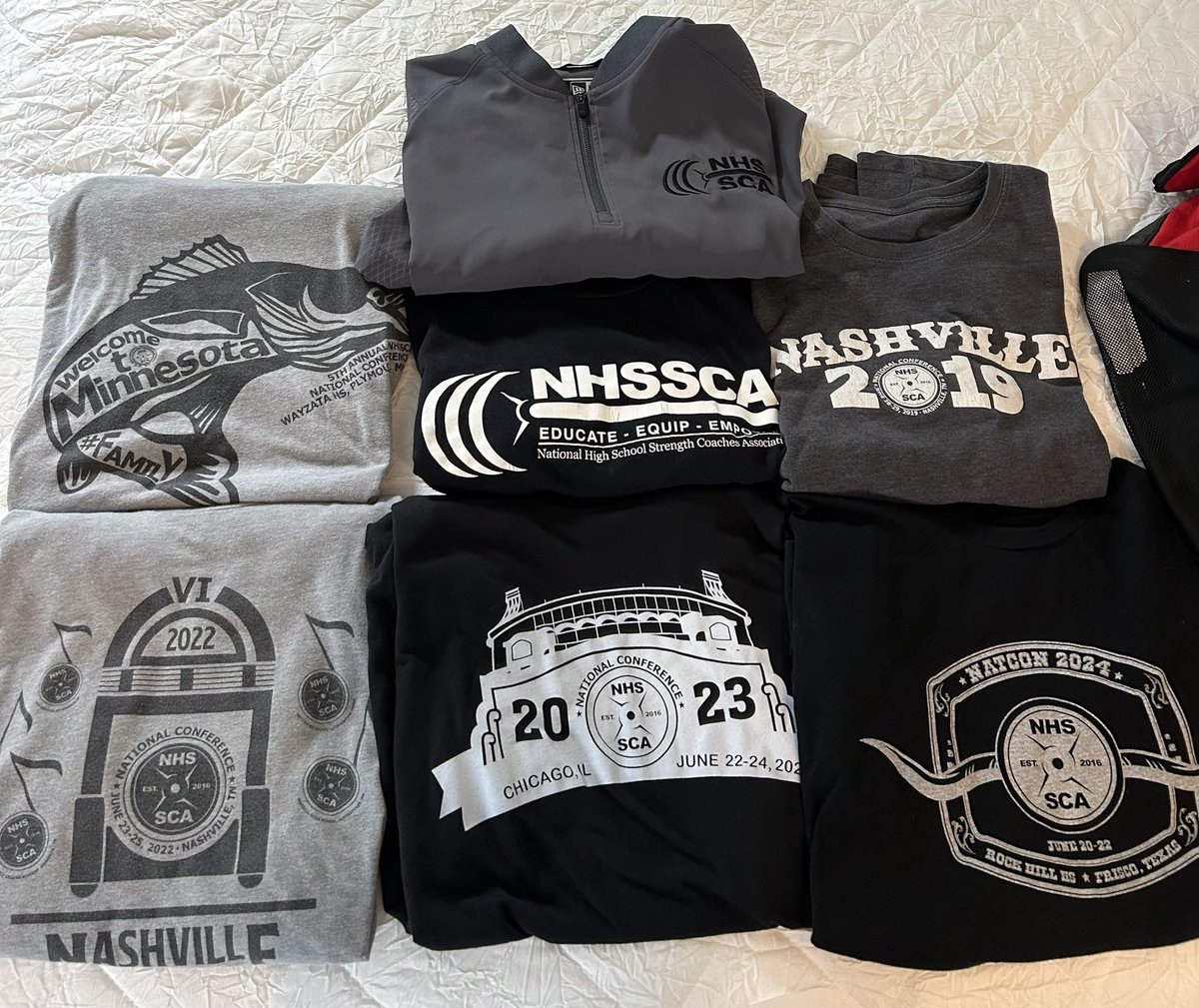 Kade McGee (@kade_mcgee7) on Twitter photo Bags are packed for Memphis! Year 7 for me attending the best Strength and Conditioning Conference of the year! <a href="/nhssca_us/">Official NHSSCA</a> NATCON!!! 👊🏻💪🏻
Can’t wait to see old friends and meet new ones. See everyone soon! #FAMILY
<a href="/NHSSCA_AL/">NHSSCA-Alabama</a> Bags are packed for Memphis! Year 7 for me attending the best Strength and Conditioning Conference of the year! <a href="/nhssca_us/">Official NHSSCA</a> NATCON!!! 👊🏻💪🏻
Can’t wait to see old friends and meet new ones. See everyone soon! #FAMILY
<a href="/NHSSCA_AL/">NHSSCA-Alabama</a>
