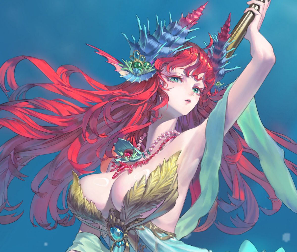 KDEOKS1's tweet image. Mermaid Queen