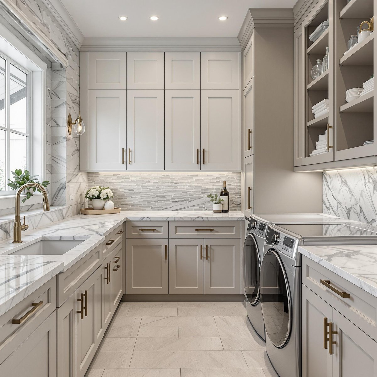dfwStoneWorks's tweet image. Who said laundry day can't be glamorous? 🧺✨

When your laundry room looks better than most people's living rooms... you know you've made it! Stop hiding your laundry room - make it Instagram-worthy!

🚀 Schedule your consultation 214-447-7333

#RyanMorganRES #DFWStoneWorks