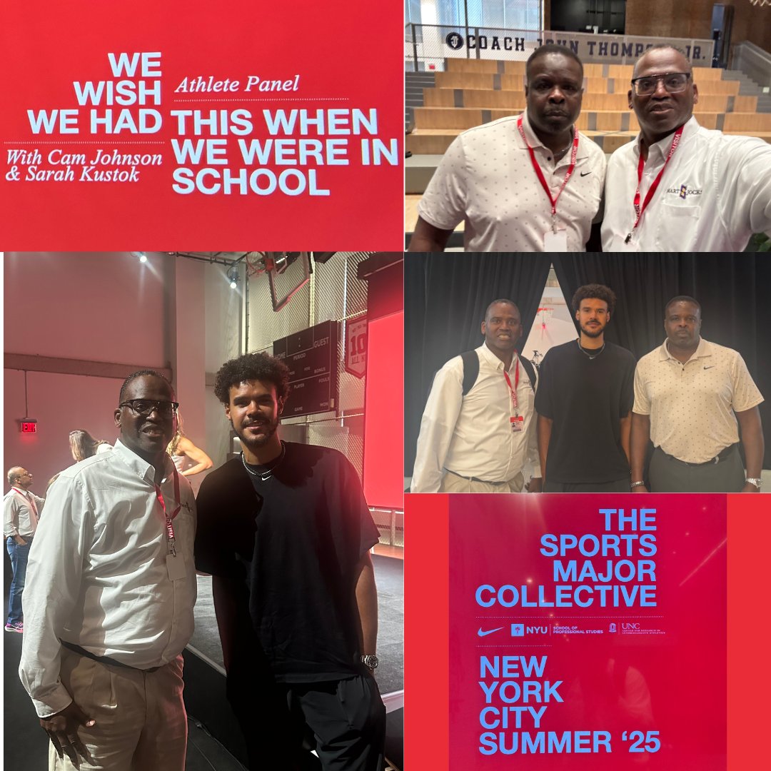 Old friends Gil Johnson and his son Cameron Johnson, of the Brooklyn Nets, Cam graduated from Pitt with his BS degrees and went on to graduate from the University of NC with his master's degrees. Cam is truly a SMART JOCK and represented athletes at the highest level.🎓🏀