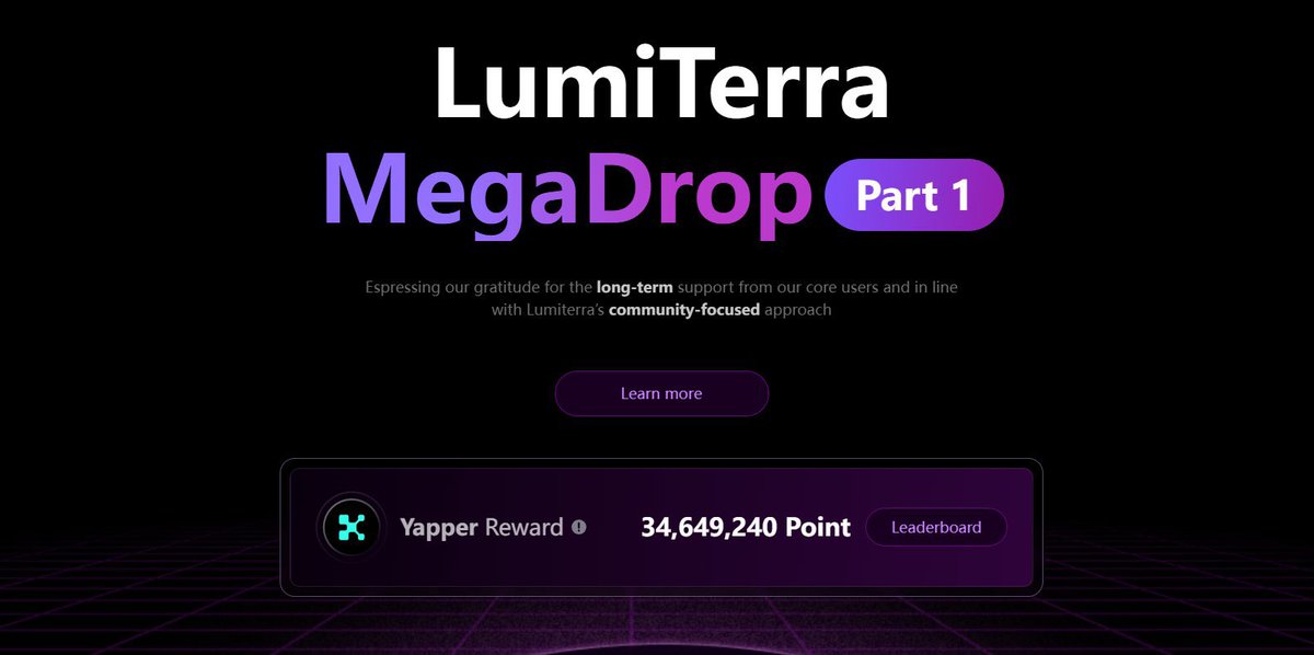 Crypto 神威 (@dreameth888) on Twitter photo 看到<a href="/LumiterraGame/">Lumiterra</a> 和<a href="/KaitoAI/">Kaito AI 🌊</a> 合作那刻 泪目了~ 🎮老玩家的回忆涌上心头 希望Gamefi能越来越好🔥聊聊这次的奖励机制:
<a href="/LumiterraGame/">Lumiterra</a> 拿出代币 $LUMI 总供应量的 1% 作为奖励池,
具体分配如下:
1️⃣<a href="/LumiterraGame/">Lumiterra</a> Yappers 专属奖励占比 0.6%
2️⃣<a href="/KaitoAI/">Kaito AI 🌊</a> 生态系统贡献者奖励占比 0.4% 看到<a href="/LumiterraGame/">Lumiterra</a> 和<a href="/KaitoAI/">Kaito AI 🌊</a> 合作那刻 泪目了~ 🎮老玩家的回忆涌上心头 希望Gamefi能越来越好🔥聊聊这次的奖励机制:
<a href="/LumiterraGame/">Lumiterra</a> 拿出代币 $LUMI 总供应量的 1% 作为奖励池,
具体分配如下:
1️⃣<a href="/LumiterraGame/">Lumiterra</a> Yappers 专属奖励占比 0.6%
2️⃣<a href="/KaitoAI/">Kaito AI 🌊</a> 生态系统贡献者奖励占比 0.4%