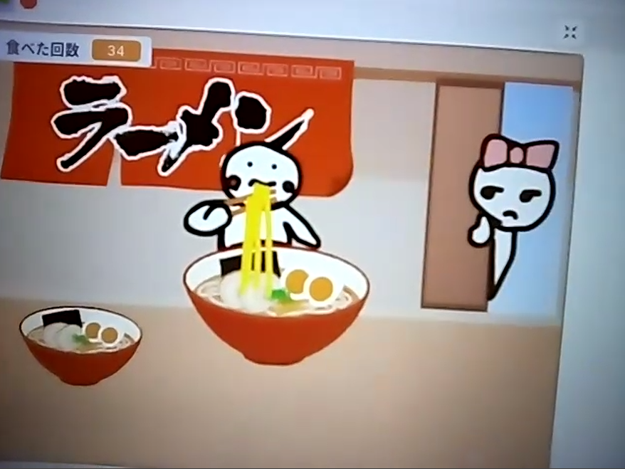 木曜日はもくもく部屋🌳
各々、仕事や読書、宿題などに取り組みました📚
「ゲームを作りたいからお題をください！」と聞いてくれた小学生の参加者の方に出たのは『ラーメン』！
覗きにこられるまえに何杯食べられるかというゲームを作って、QRコードで他の参加者にも共有してくれて、よい交流でした🍜