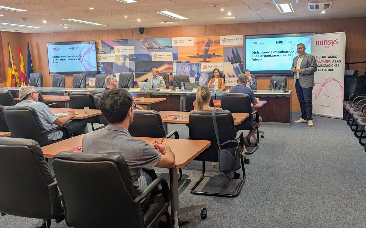 Junto a #Nunsys, expertos en soluciones tecnológicas innovadoras y eficientes, hoy hemos explorado redes seguras con IA para el sector hotelero. 🏨 Conectividad inteligente para una experiencia de huésped diferencial. ¡Gracias por acompañarnos! 👏
#IA #Innovación