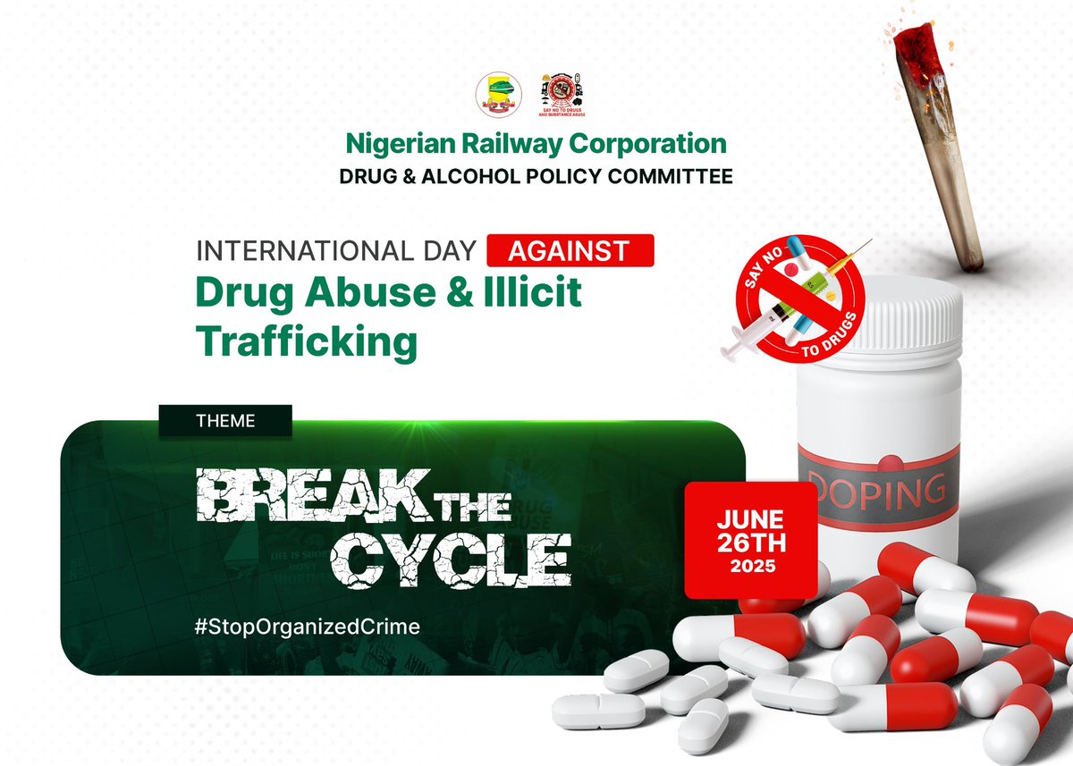 info_NRC's tweet image. International Day Against Drug Abuse and Illicit Trafficking.
SAY NO TO DRUG ABUSE