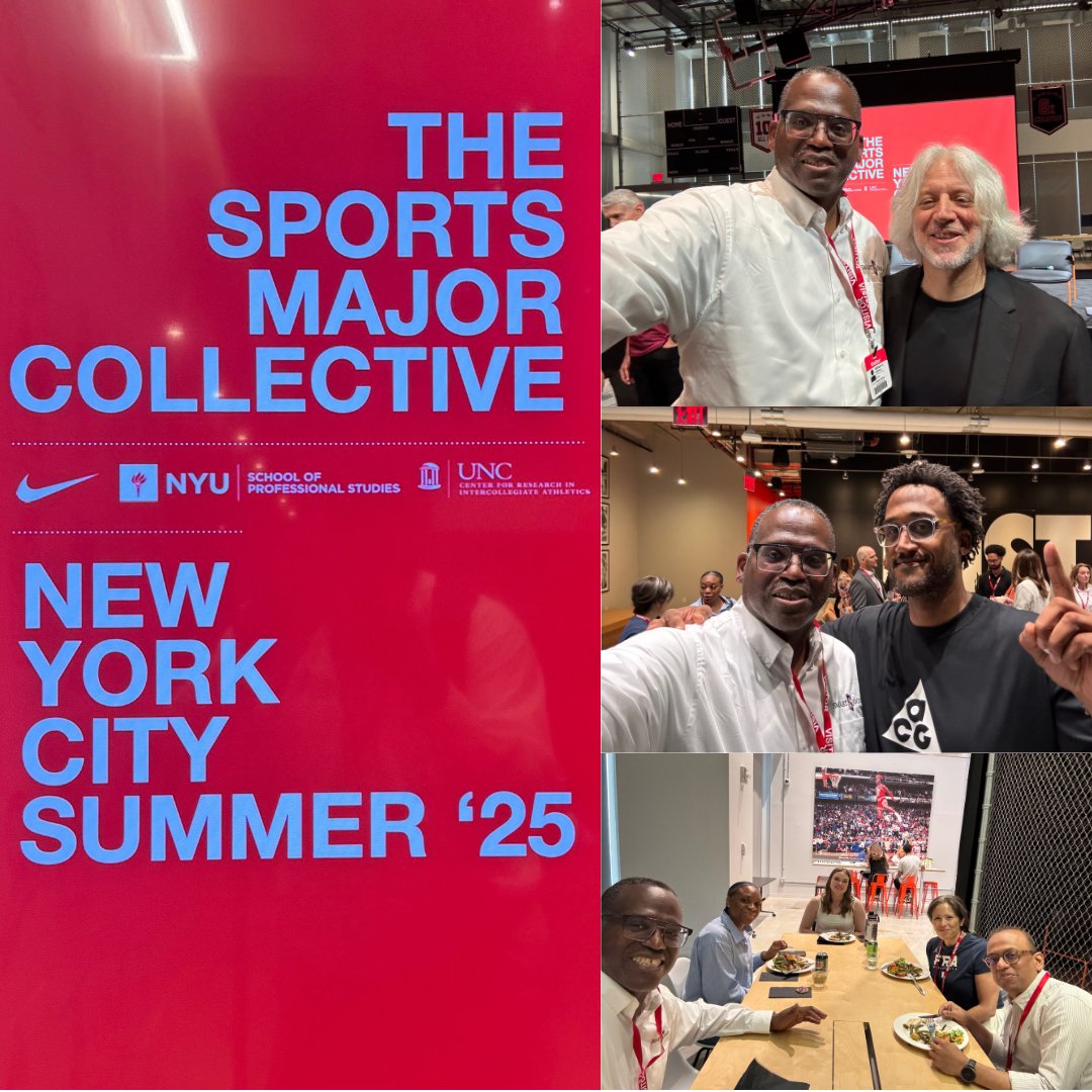 The Sports Major Collective Conference at Nike Headquarters in NYC. Thank you for the invitation, David Hollander, Assistant Dean and Real World Clinical Professor at the Tisch Institute for Global Sport, and John Jowers, Vice President of Communications at Nike