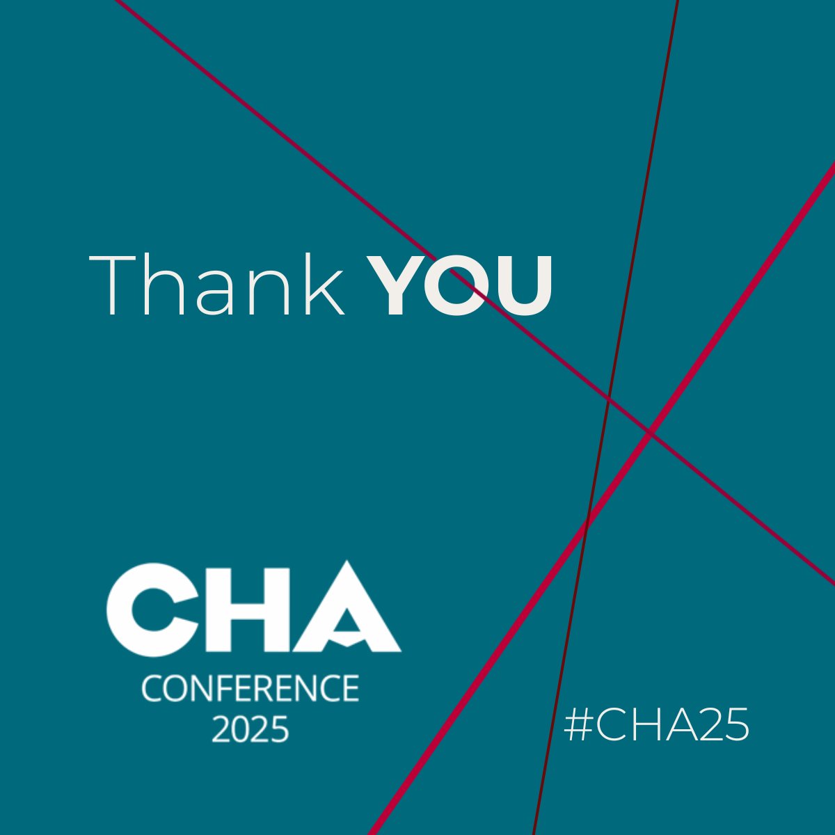 Thank you all for attending and for the valuable exchange at #CHA25! Recordings of day 1 will be available soon. cha.lineupr.com/cha-conference…
