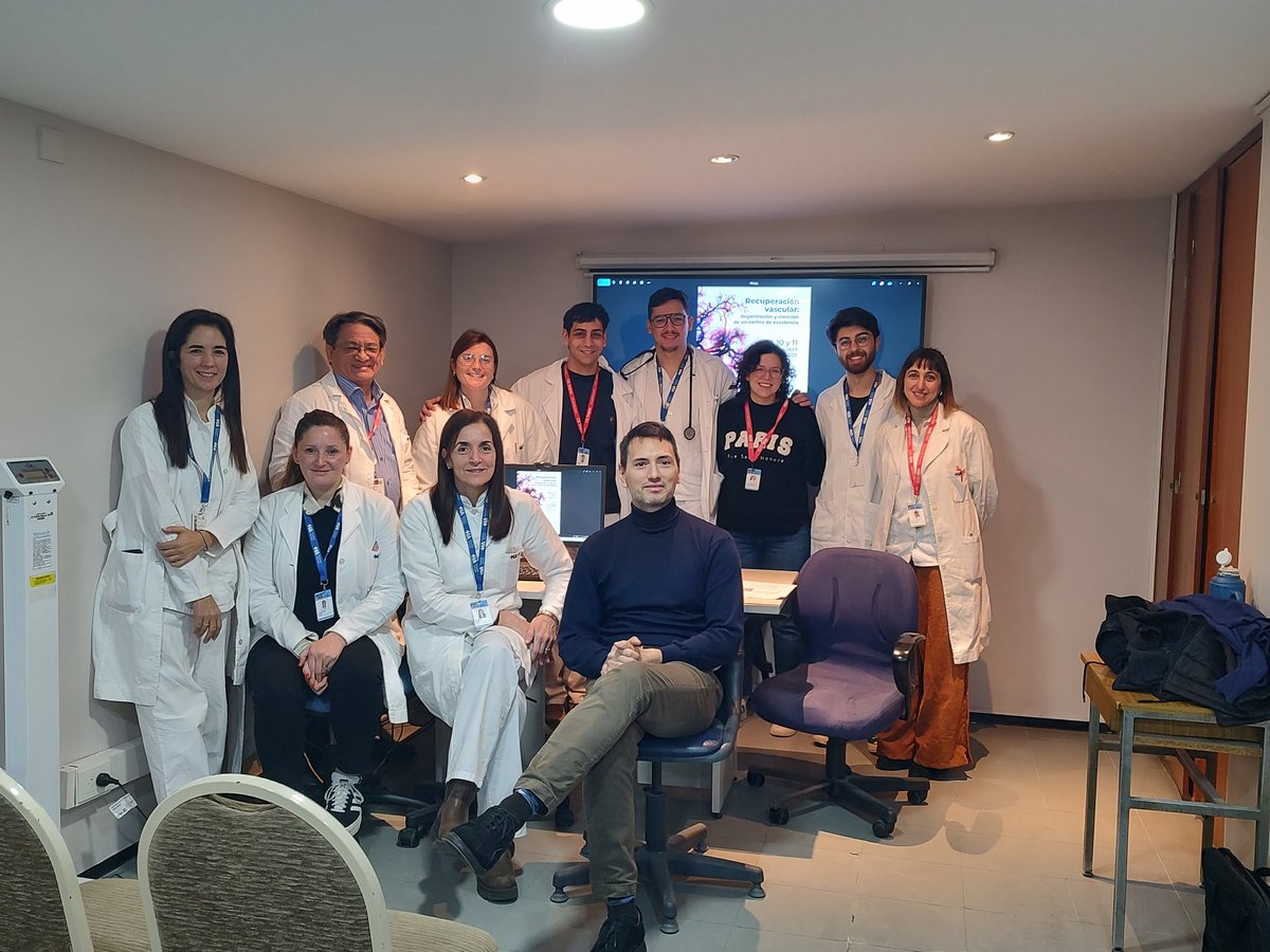 Julio Giorgini (@jgiorgini) on Twitter photo 1ra reunión para la organización de un servicio multidisciplinario de rehabilitación vascular en el Hospital Alemán. Compartí la experiencia del REVIDAS, del Hospital Carlos III. Con asistencia de cardiología, nutrición y rehabilitación.
<a href="/almucastro01/">Almudena Castro Conde</a> gracias por lo compartido! 1ra reunión para la organización de un servicio multidisciplinario de rehabilitación vascular en el Hospital Alemán. Compartí la experiencia del REVIDAS, del Hospital Carlos III. Con asistencia de cardiología, nutrición y rehabilitación.
<a href="/almucastro01/">Almudena Castro Conde</a> gracias por lo compartido!