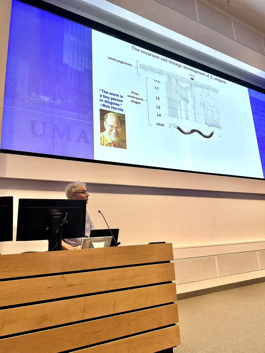 Victor Ambros, 2024 Nobel Laureate, beginning Day Two at #RNATx2025! MicroRNA-mediated gene regulation in animal development