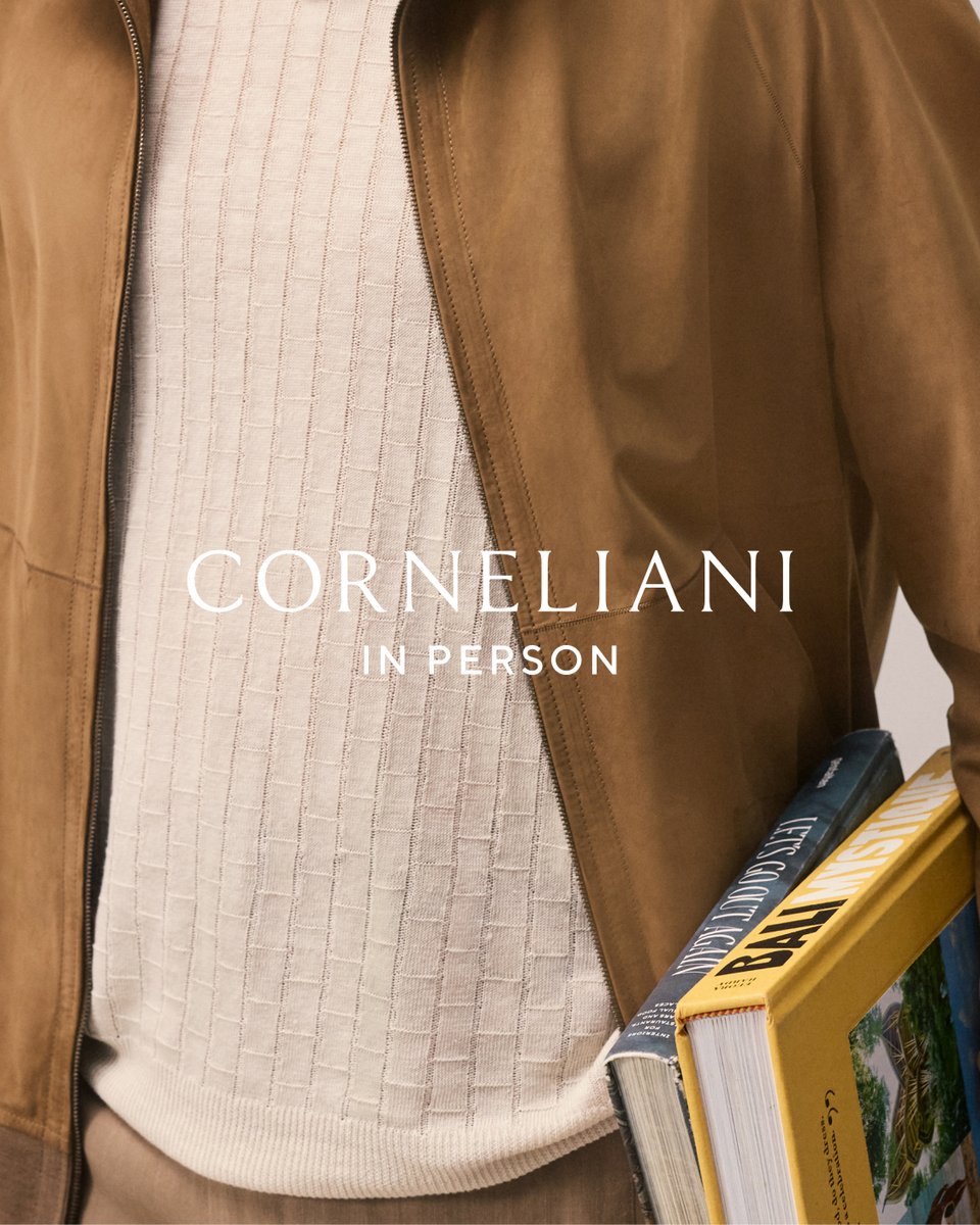 Like a great work of literature, our suede jacket cannot just be admired. It must be felt. 
⁠The men in our latest campaign are not models. They dress, not to impress, but to inhabit. They are in Corneliani, in person. ⁠⁠

#Corneliani #CornelianiInPerson #SS25 #ItalianStyle