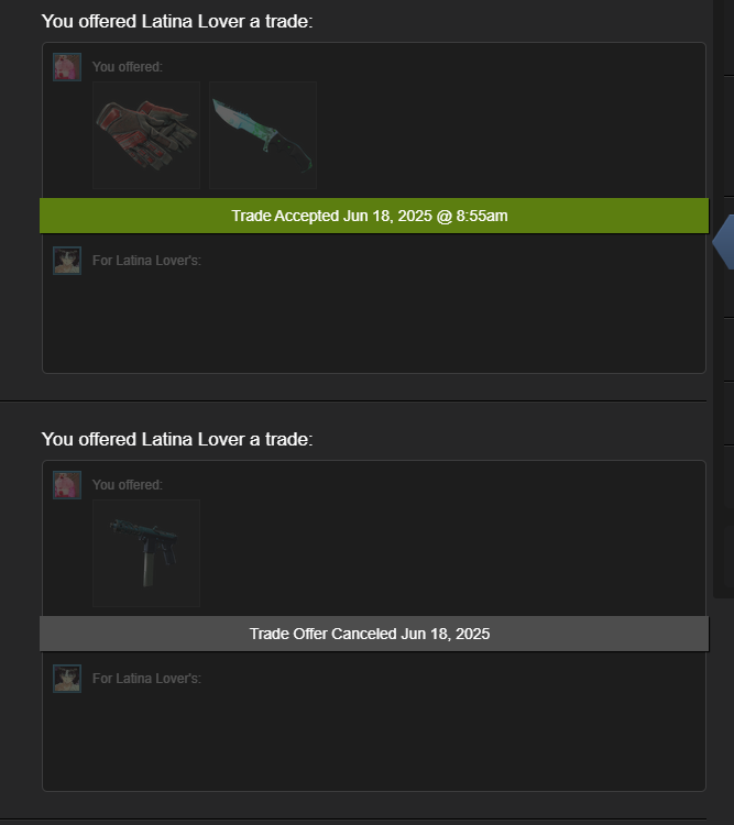 abusingpints's tweet image. just got scammed out of my only skins in cs 🤣😆these are his accounts
