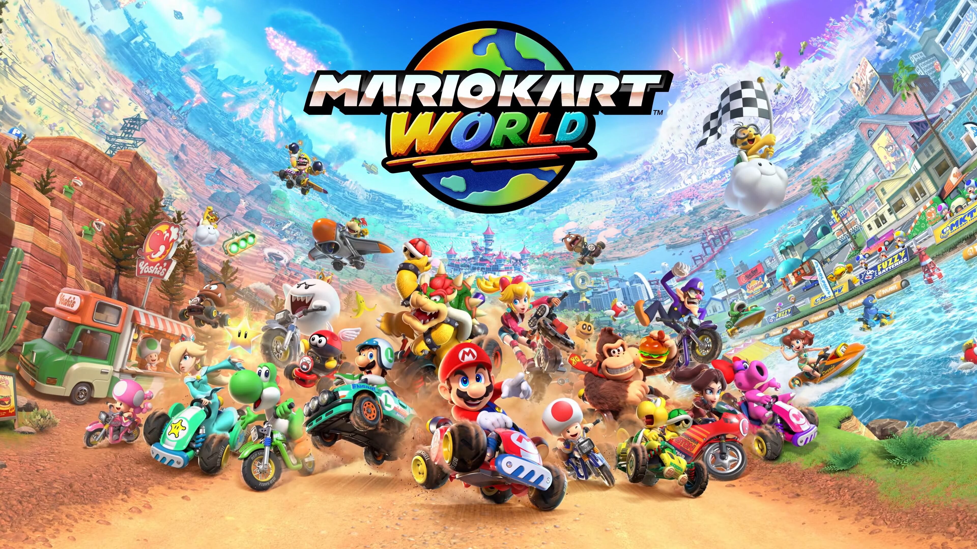 MARIOKART WORLD パッケージ版 Mario Kart World for Nintendo Switch 2 Brand New - Fast Free