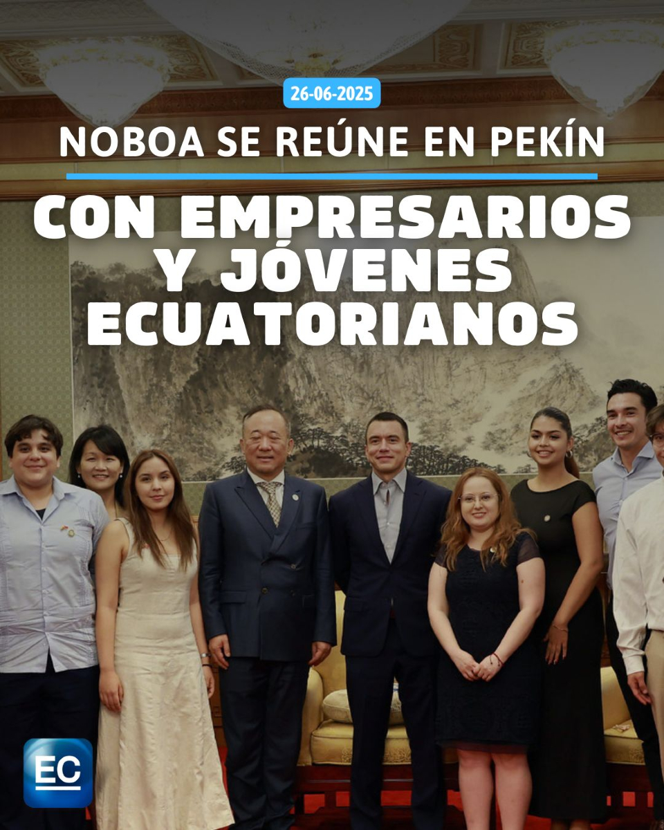 #Noboa reafirma en #China su compromiso con los jóvenes y la inversión en #Ecuador 👉 f.mtr.cool/qukynzqalf