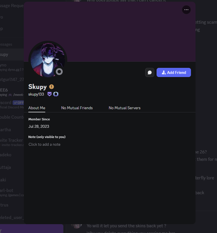 abusingpints's tweet image. just got scammed out of my only skins in cs 🤣😆these are his accounts
