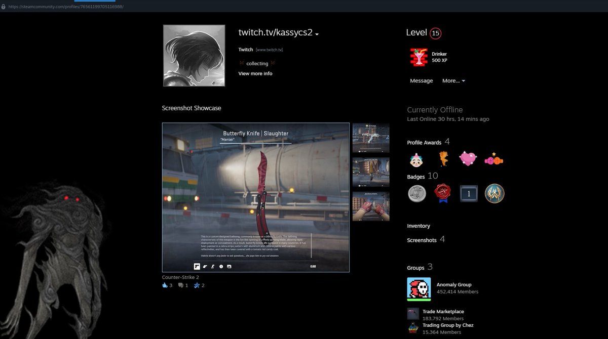 abusingpints's tweet image. just got scammed out of my only skins in cs 🤣😆these are his accounts