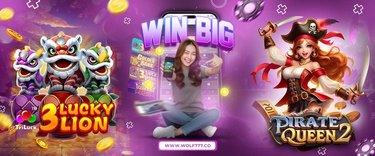 Join now and win big with us through exciting games, real cash prizes, and nonstop entertainment. Your chance to score big wins is just one play away. Don’t miss out—start your journey to victory today!

#wolf777exchange #3luckylion #slotsfun #spinandwin #joinnow #playtowin